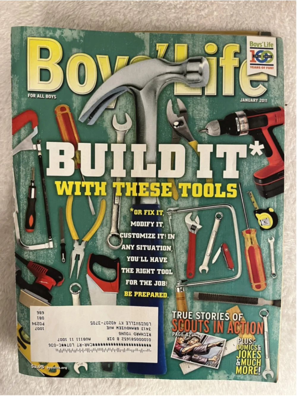 Boy’s Life Magazine -January 2011-Build It With These Tools SEE ALL